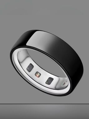 Oura Ring Gen 4 Black Size 12 Smart Ring Sleep Fitness Men’s Tracker